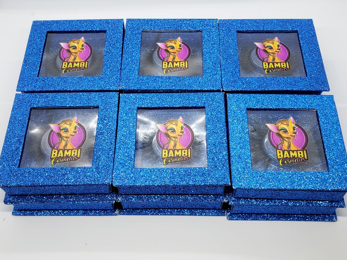 BambiBeauty2020's tweet photo. Obsessed with our glitter lash boxes? SO ARE WE!๐
We have 2๏ธโฃ lash boxes to chose from with your eyelash order: Pink Money and Sapphire Ocean!
Which one is your favorite? ๐
#eyelashextensions #eyelashes #eyelash #lashes #lash #minklashes #3DLashes #25mmlashes #blingempire https://t.co/t9PkYzm5jY