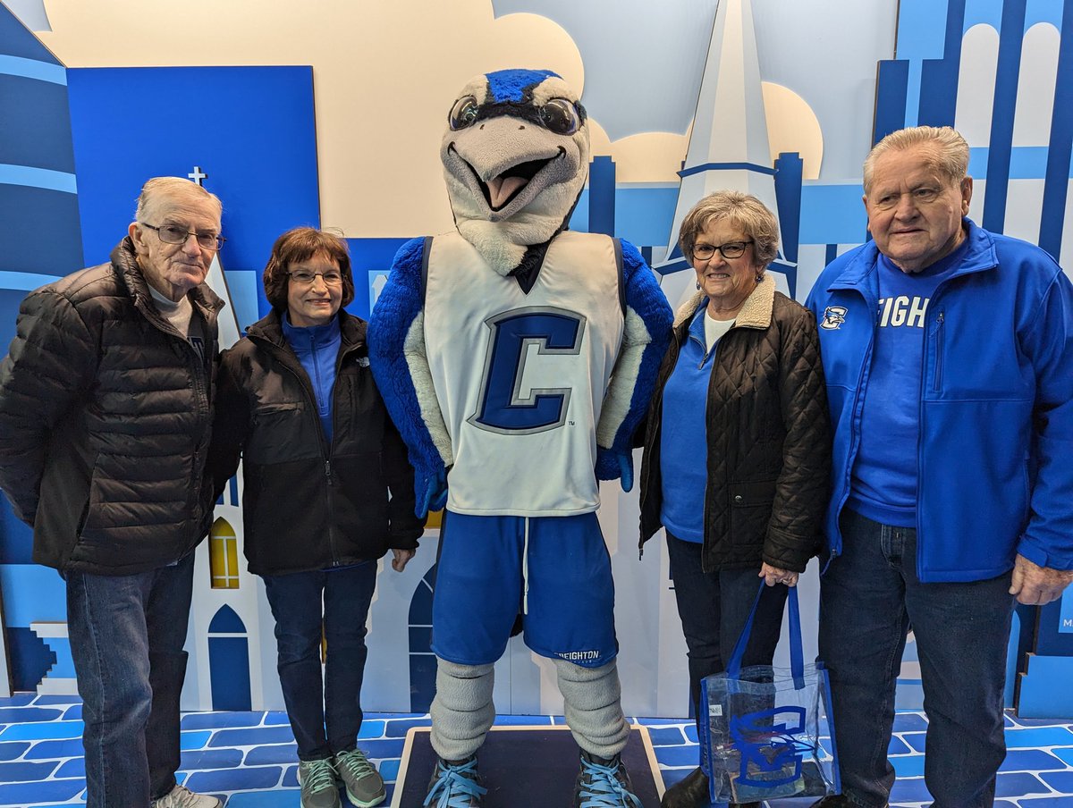 COMearaMcKinney's tweet photo. From Rapid City SD and Cascade IA, no distance is too far to cheer on the Jays Grateful for @cucoachmac   #GoJays💙🏀!! https://t.co/Owb88Nrtcv