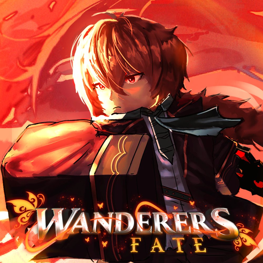 EmberflyStudio's tweet photo. Wanderers Fate official logo!!
#ROBLOX #RobloxDevs #RobloxDev https://t.co/aDSNA1AxA2