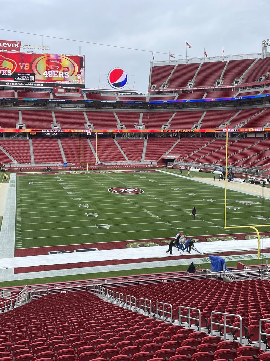 NFL weather report for Seahawks-49ers: What it means for fantasy football,  betting in 2023 Wild Card Round - DraftKings Nation