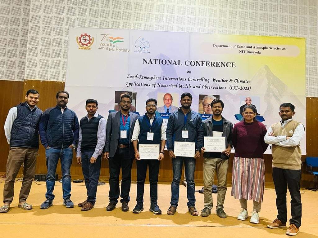 I had a stimulating time at <a href="/nitrourkela/">NIT Rourkela 🇮🇳</a> attending the LAI conference. Delivered a talk on Himalayan extreme weather events. Wonderful interactions with many young and talented students. Thanks Prof Sumit Sen <a href="/SUMITSE14587600/">SUMIT SEN</a> for the honor.