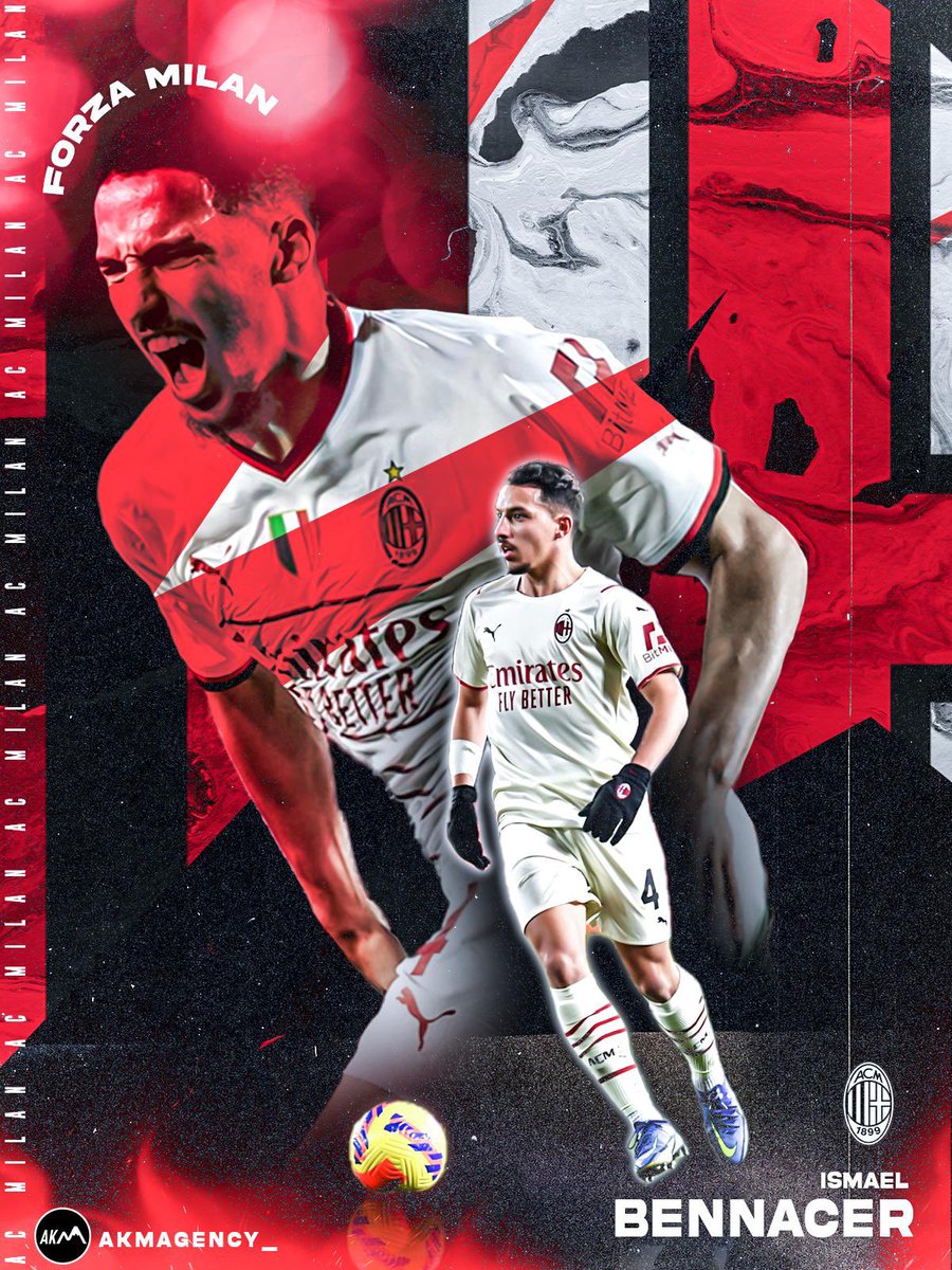 akramcharif_'s tweet photo. #1Jour1affiche 
@IsmaelBennacer X @acmilan 

Chaque jour une affiche ! On fait qui la prochaine fois ? https://t.co/dACN2bCbIF
