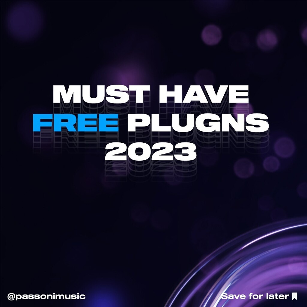passonimusic's tweet photo. 😎 Just a few to have in mind 🔥 Have you already used any of them? 😶
·
·
@nativeinstruments @techivation @toneprojects @valhalladsp @kilohearts @matttytel 
#plugins #free #musica #music #produccion #production #musicproduction #produccionmusica #studio #resources #carousel #s… https://t.co/yHY8KTwVUj