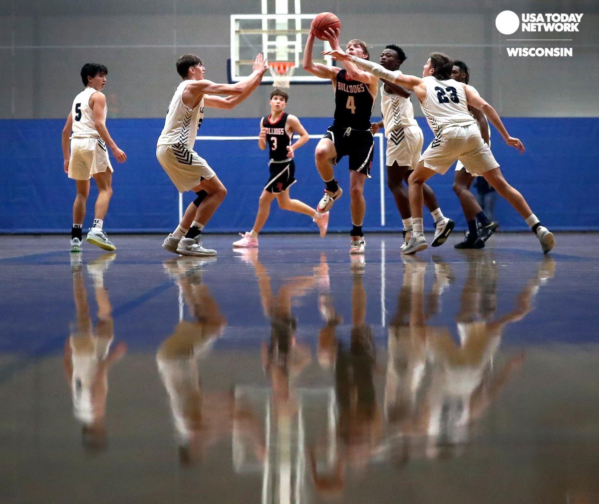 Yesterday I happened across a basketball reflection photo by photographer <a href="/albello55/">Al Bello</a> and thought I would give it a shot. His image is better executed than mine but always nice to find inspiration. Never stop learning! #photo #reflection