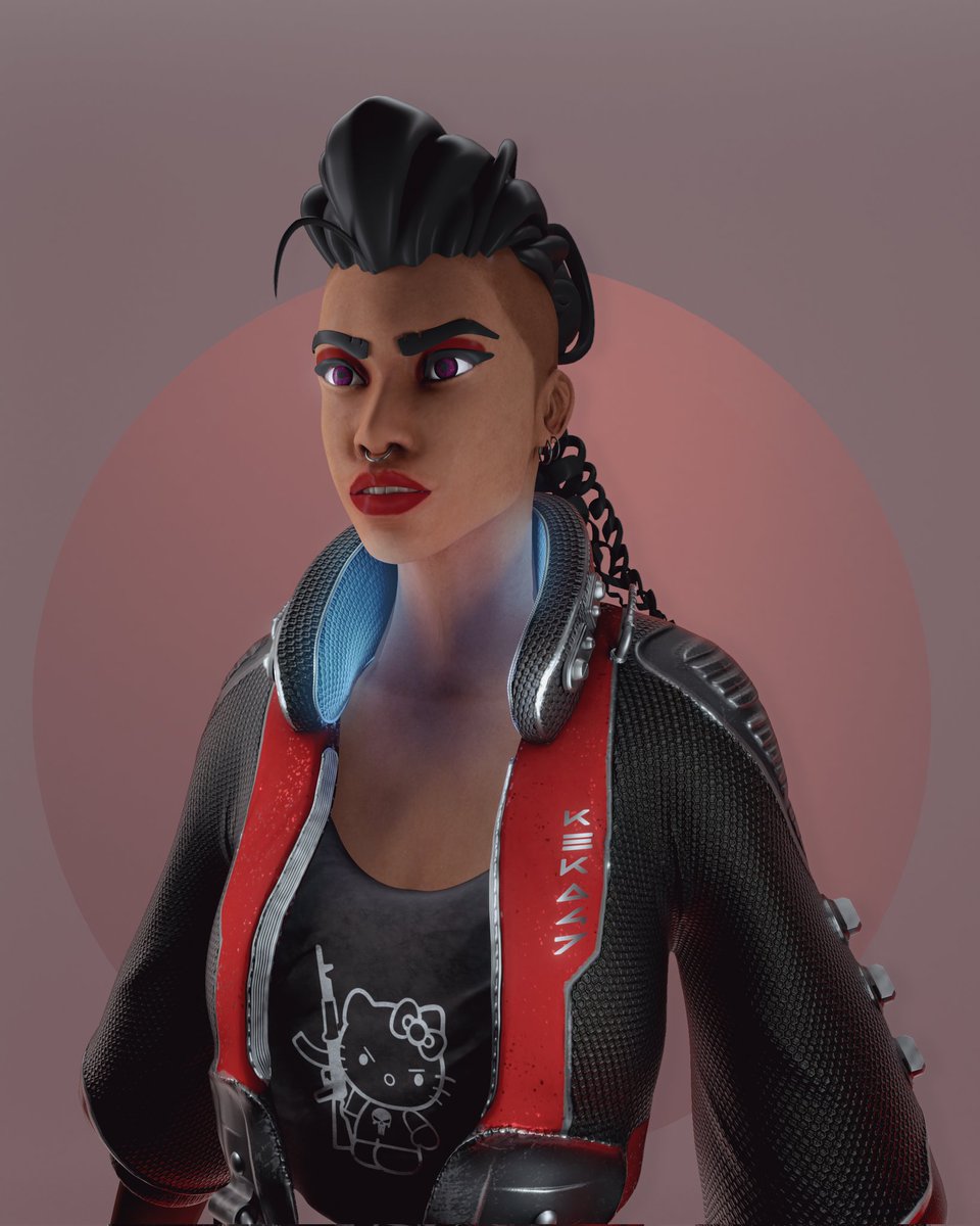 MaraDG86's tweet image. My last #Keka made in #zbrush #substancepainter #cinema4d and #octanerender 

Hope u like it!!❤️😊