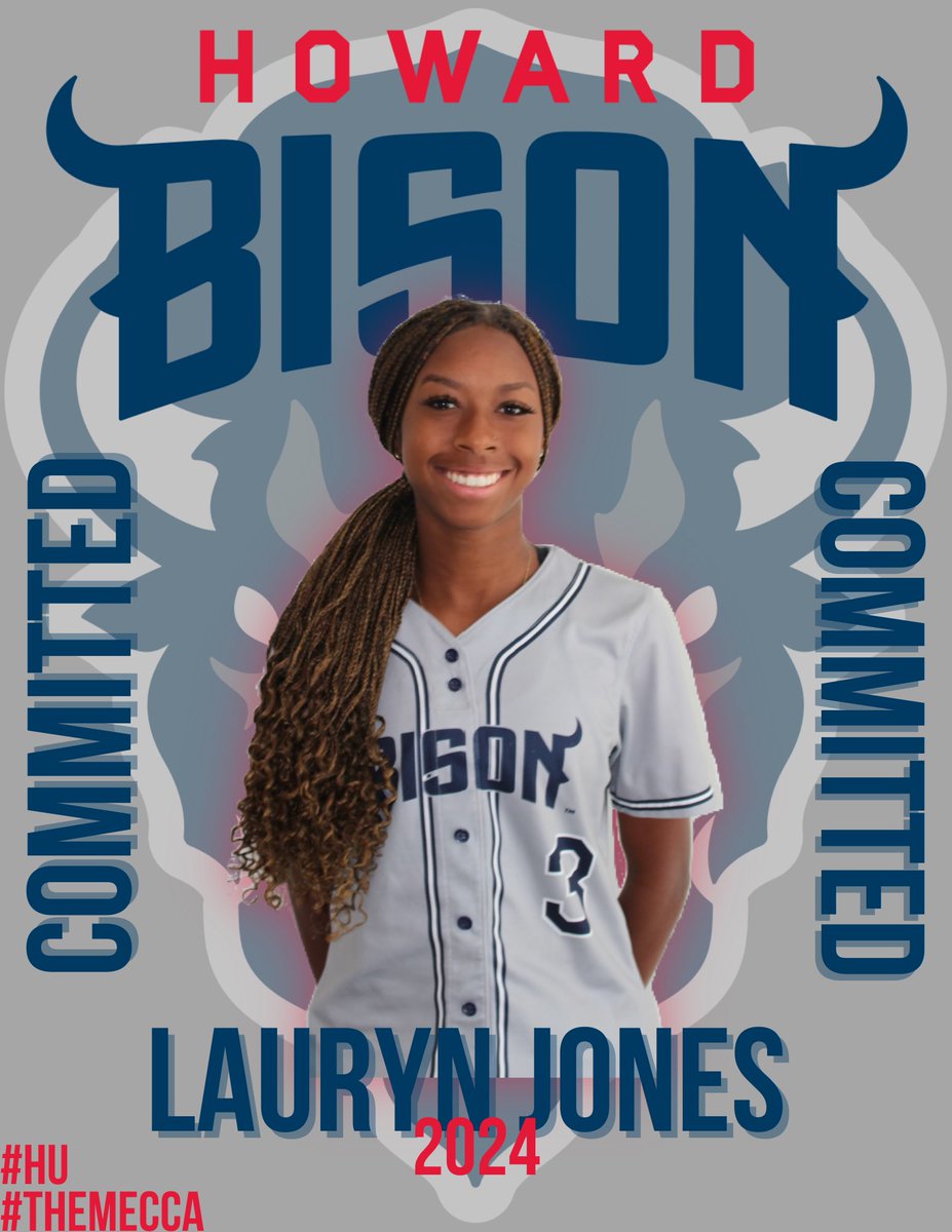 laurynjones_3's tweet photo. Headed to The Mecca!! Excited to announce my verbal commitment to Howard University! #HU #TheMecca #BleedBlue @ToriTyson @HUBisonSoftball @CSA_Athletes @TexasGlory @LeeVelazquez06 https://t.co/dtNWiaBf1o