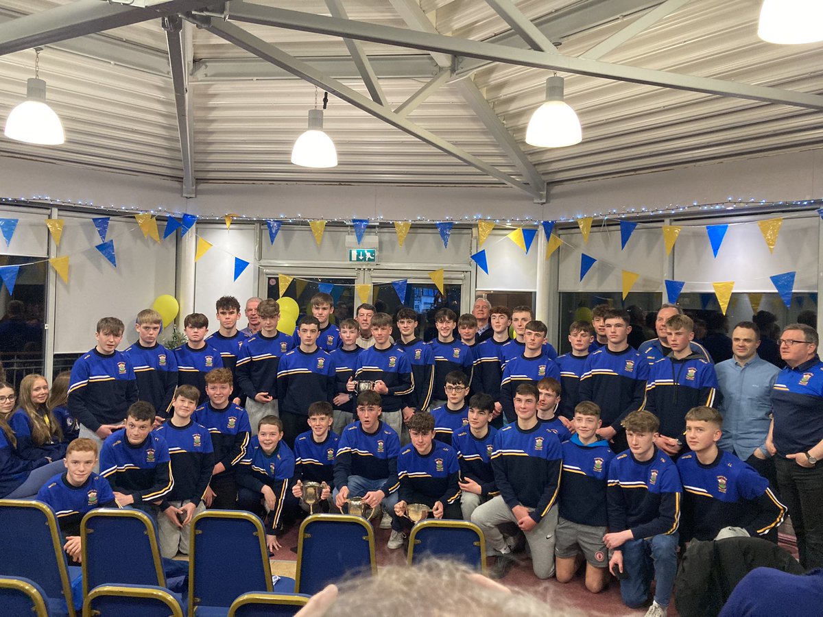 Next up was the treble winning U15 Football panel. League, Féile and Championship, with the U14 lads in this panel winning SA Father Mullan Trophy.