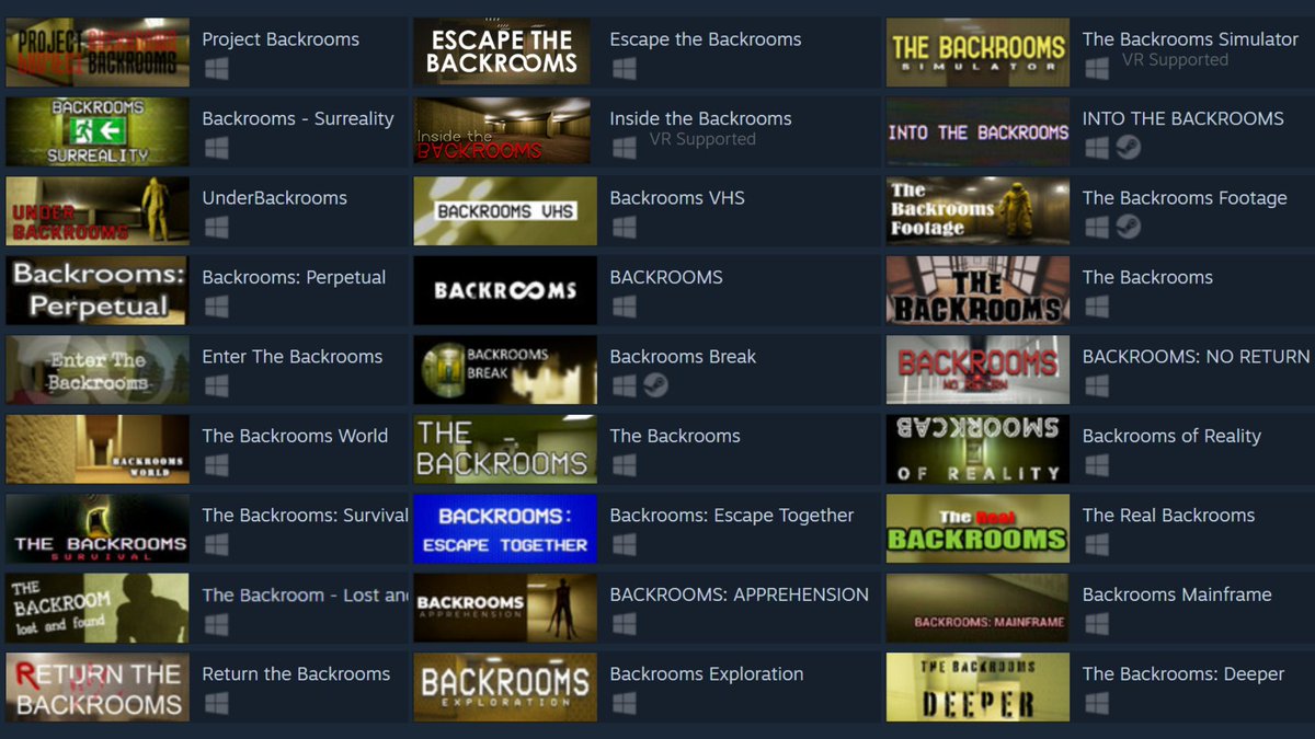 Backrooms: Perpetual on Steam