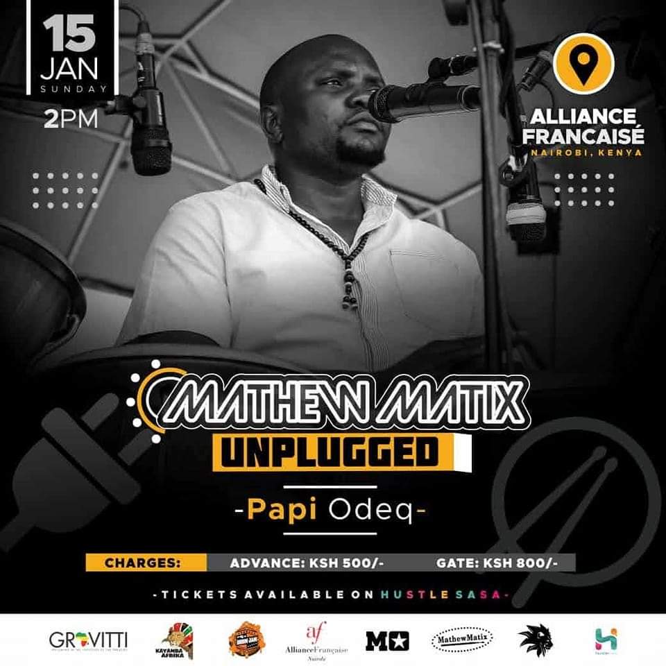 QiqwetuLiveGigs's tweet photo. I know it's a bit late but....
Just so you know,
The #BengaCaptain @PapiOdeQ & #TamashaBeatsBand shall be performing at the #MathewMatixUnplugged gig by @mathewmatix_rabala Kesho on Sunday 15th January 2023 from 1pm
#MakeADateAndDontBeLate
#LiveMusic
#LiveMusicMovement
#BigGig https://t.co/vUBkCEzk4B