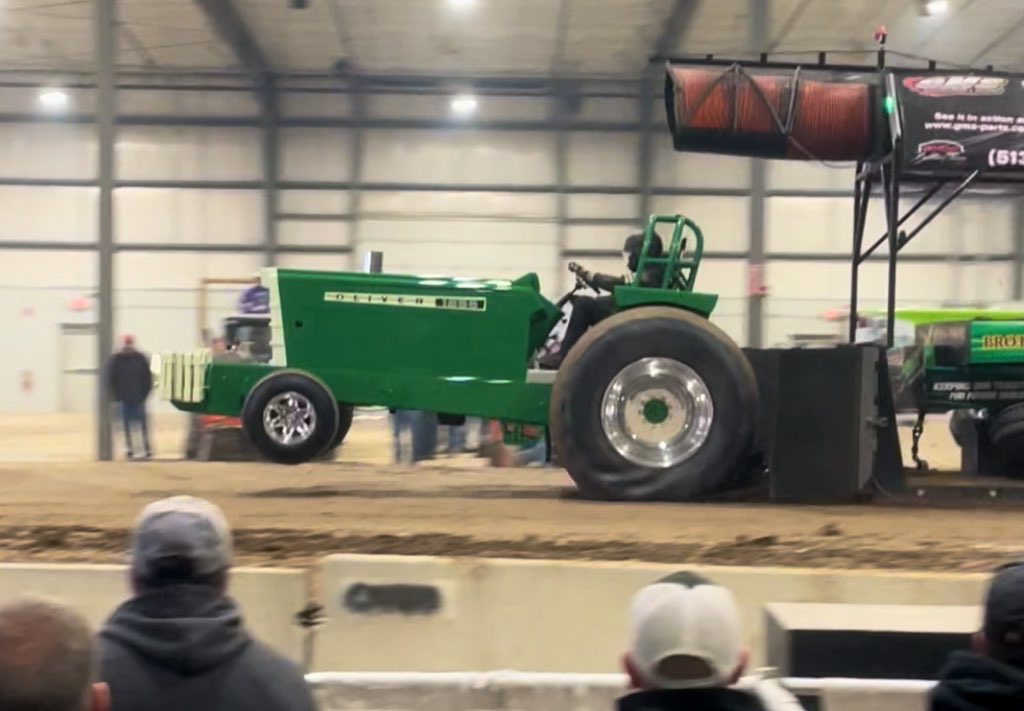 Dungannon_Dan's tweet image. Watching 2023 Midwest winter nationals in Shipshewana, Indiana. They have one awesome tough clay full length 300foot track inside💪 #fullpull23