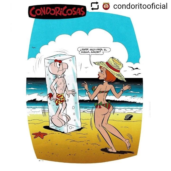 'A água está muito fria, amor?'

#Yayita
#Condorito

#Repost @condoritooficial with @let.repost 
• • • • • •
#vacaciones #humor #condoricosas #RevistaCondorito  #risa #plop instagr.am/p/CnZ_XrhPyeP/