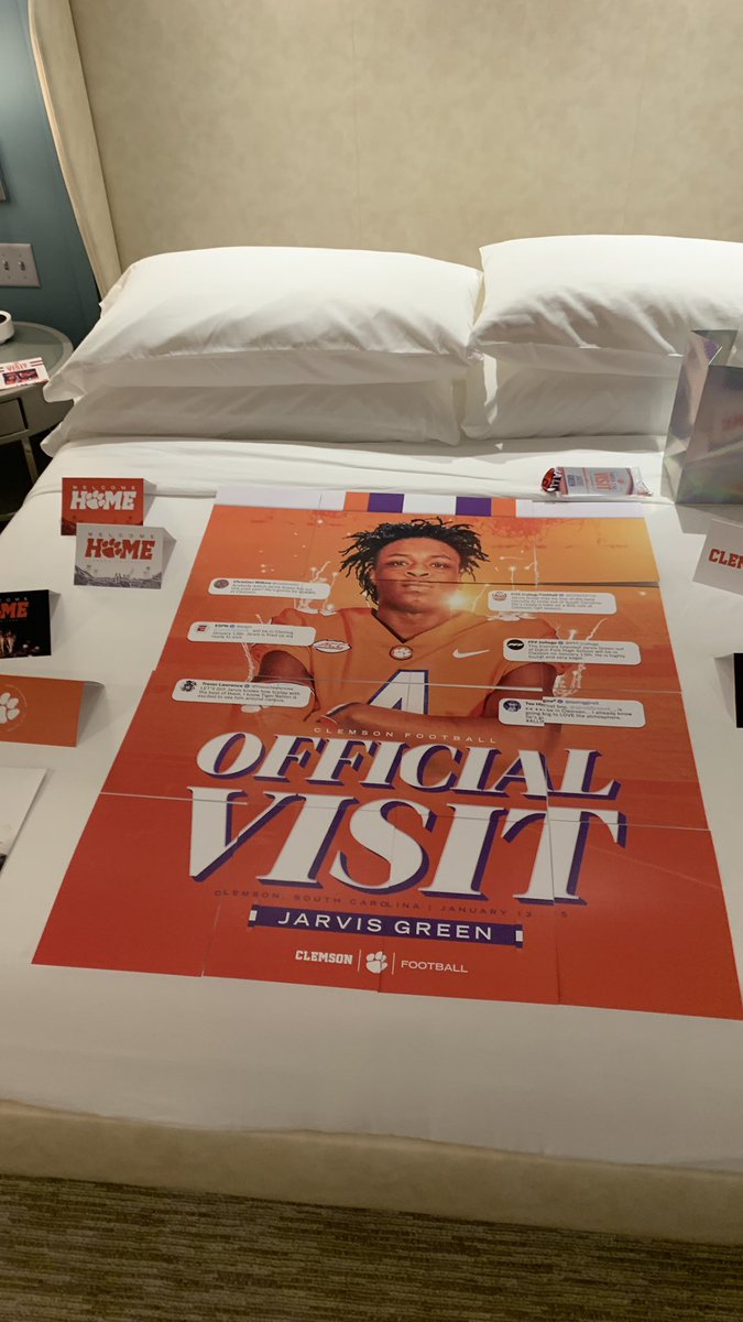 I’m home🧡🐅 <a href="/ClemsonFB/">Clemson Football</a> #ALLIN