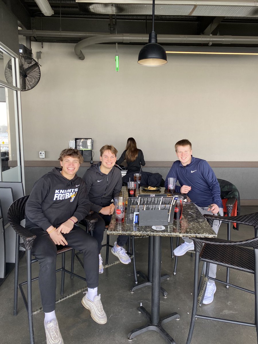 Great day hanging out with the STMA boys basketball team at Top Golf! Special thanks to the boys basketball booster club!!!