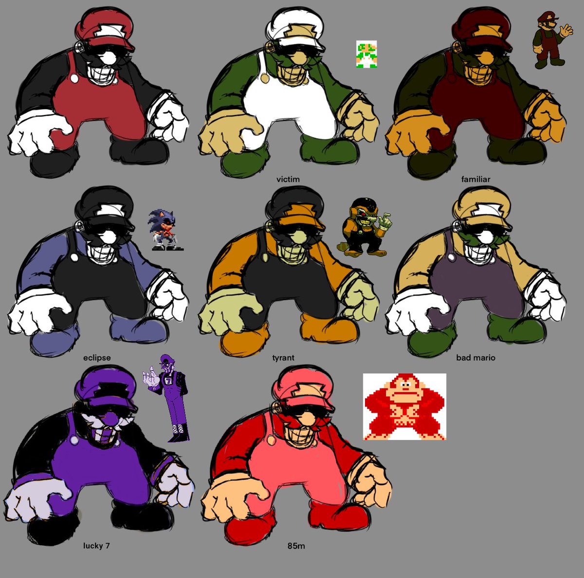 EXE Clash on Twitter "more alts... Inferno_Plumber Fire_Mario_Fan"