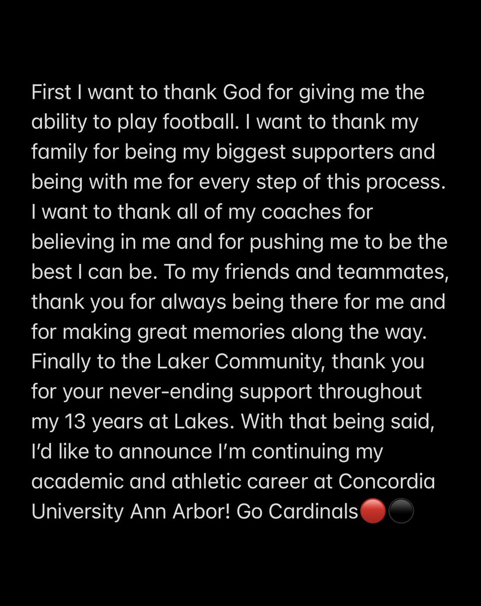 nick_blose's tweet photo. Excited to be a Dirty Bird! ⚫️🔴 @CUAA_Football @CoachSchu44 https://t.co/0zi1UnFmMZ