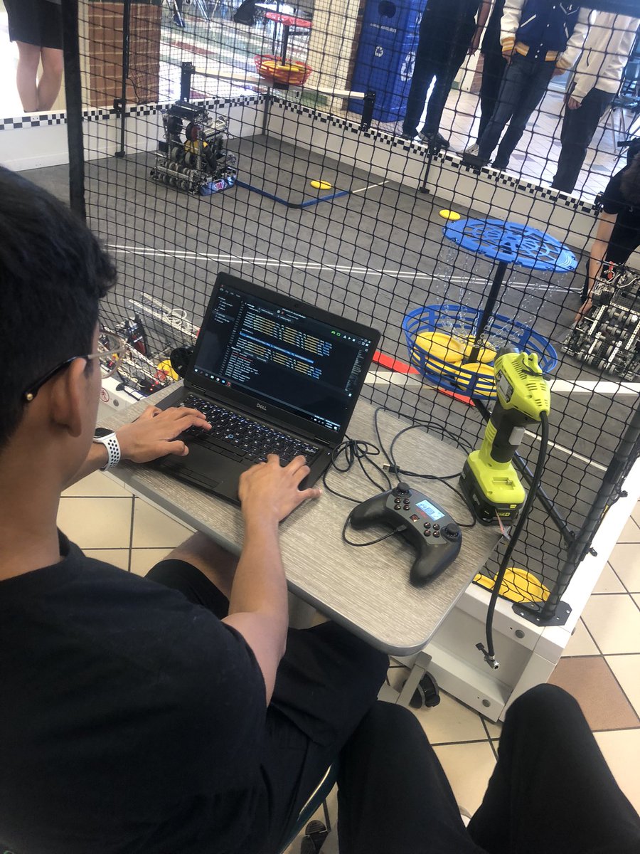 DragonsCTE's tweet photo. Carroll robotics students getting geared up for VEX tournament today @CarrollHigh #CarrollCTE https://t.co/yRT7R920ba