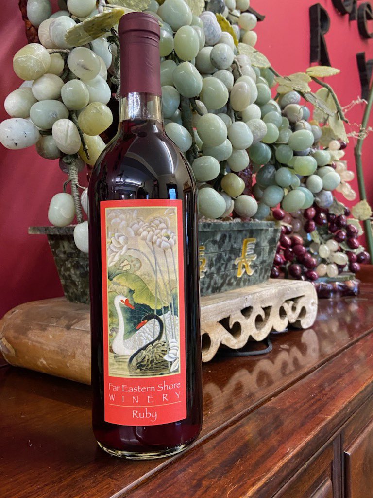 FESWinery's tweet photo. It’s a chilly one today!! Come warm up in our Tasting Room and enjoy our Wine of the Month special on Ruby (pomegranate Zinfandel). All regular sized bottles are $2 off through the weekend. https://t.co/qaZDMXxX3I