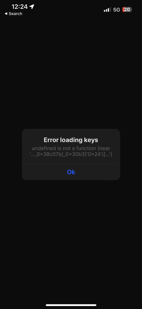 dylanryan007's tweet photo. @CoinCloudDCM What is up with this error. I launched the app and now I can’t access my wallet. #upset #badservice #nothappy https://t.co/0NX2oT12Lf