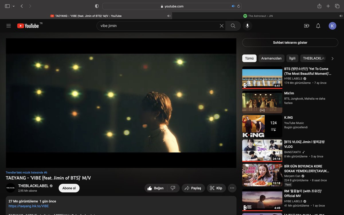 mochickkk's tweet photo. @BTSJMTURKEY Yess💛
#StreamVibe https://t.co/9U7WHpGrOK