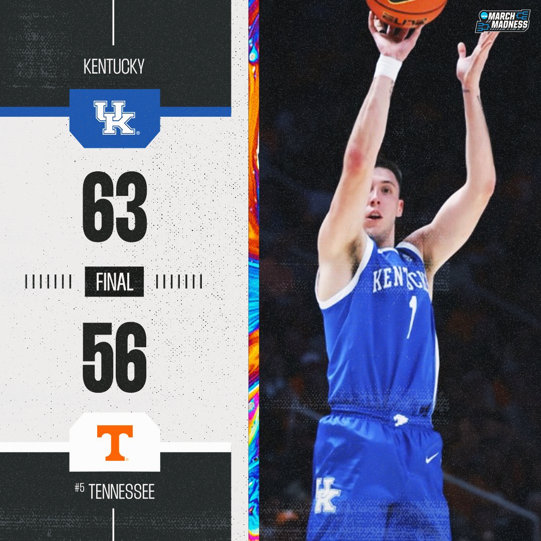 KENTUCKY UPSETS NO. 5 TENNESSEE 😳

The Wildcats bounce back in a big way to upset the Vols in Knoxville 🔥
