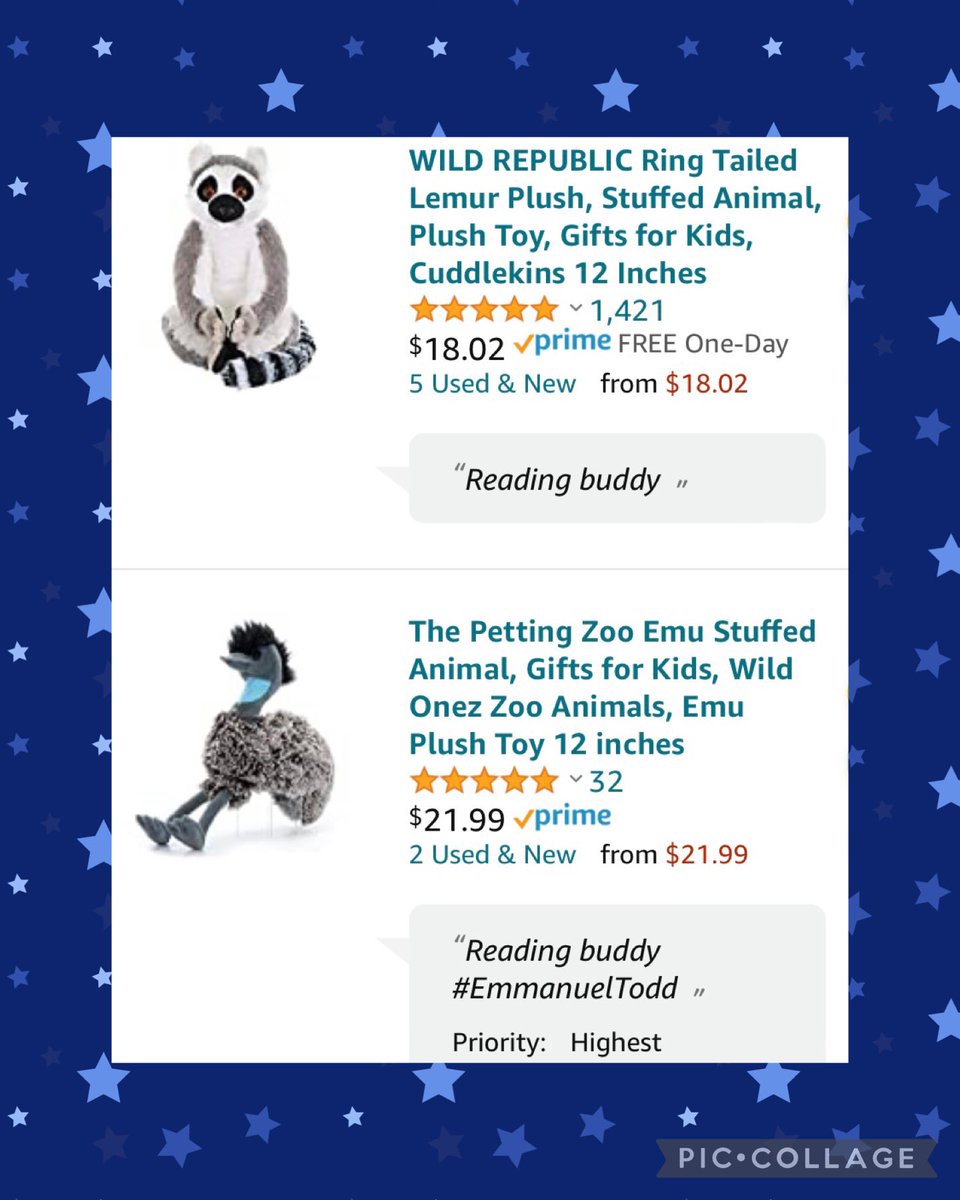 Reading buddies are great, especially when you’ve had a tough day…I think this one looks like #EmmanuelTodd (so glad he is recovering).#clearthelist please RT, help, or both. 
amazon.com/hz/wishlist/ls…