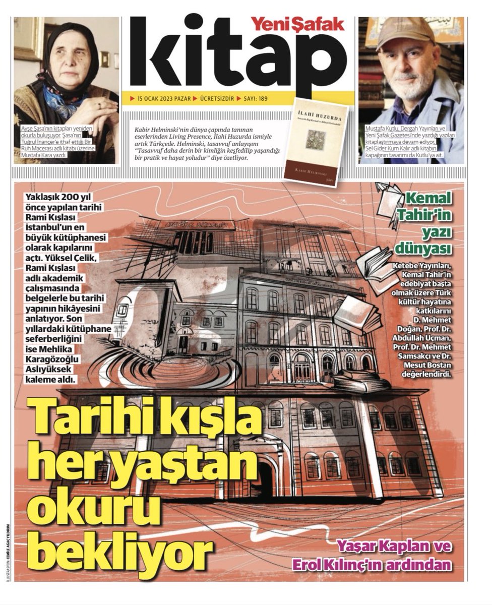 Yarın sabah kim erken uyanırsa en yakın gazete bayisine gidip kitap ekimizi ve pazar ekimizi ısrarla istesin. Israr kavgaya bile dönüşebilir :)) Bu hafta çok çalıştık çünkü :) Keyifli bir pazar günü dileğiyle 🎈 #yenişafakkitap #40sayfa #yenişafakpazar #12sayfa