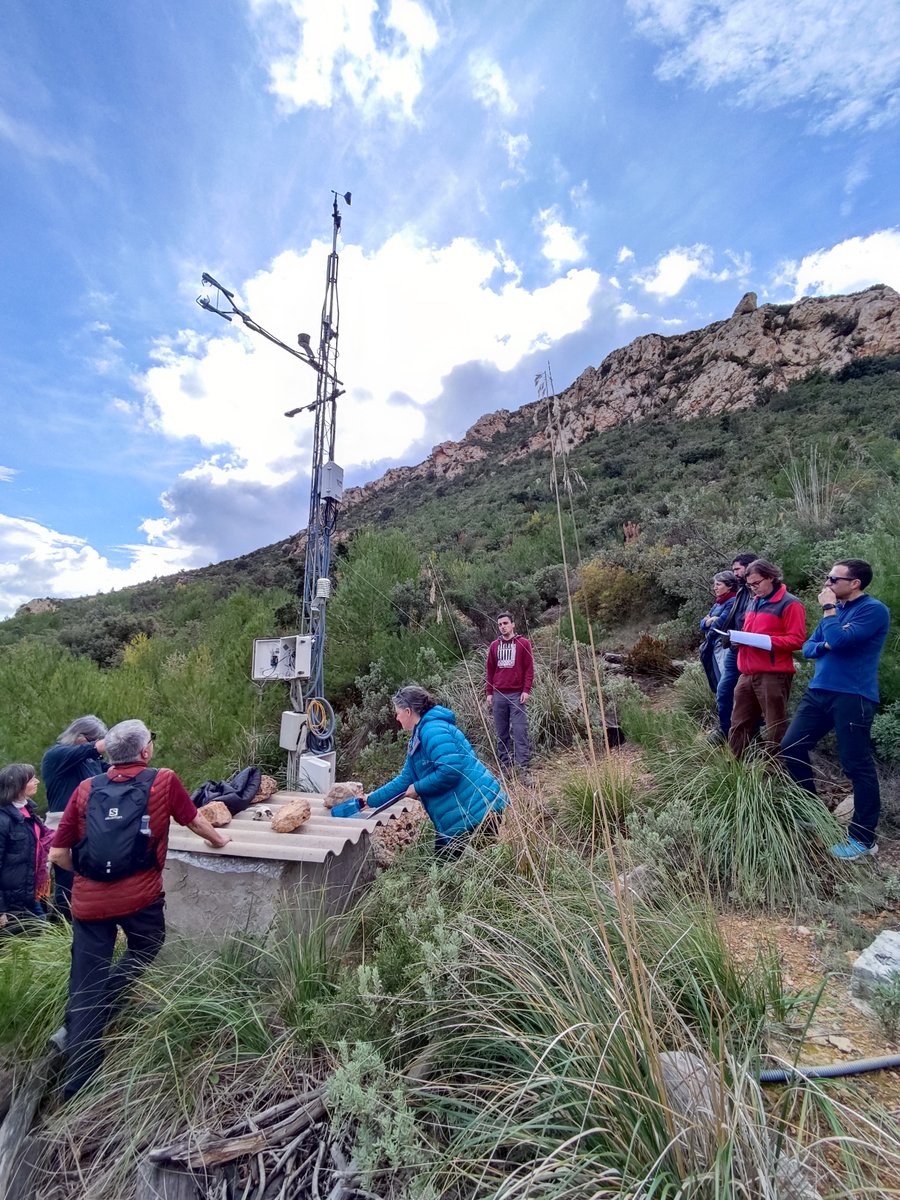 Medgeorisk's tweet photo. @Ecohydrology @nuria_lux @JG_Comendador @tJohnWainwright Fieldtrip to Sa Font de la Vila River #Andratx the study area catchment highly instrumented to assess the scientific questions addressed in the #MEDhyCON3 project @AgEInves @UIBuniversitat @Inagea_es 
#wildfires #ecogeomorphology #modelling #fieldwork https://t.co/CI4QoR6wZT