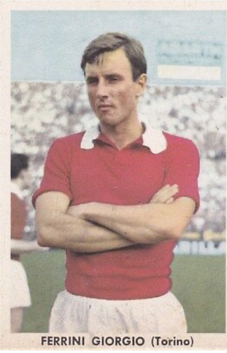 granata70's tweet photo. @iltoroaddosso "Postate la foto del capitano della vostra squadra del cuore nella stagione in cui siete nati"

#Torino #GiorgioFerrini  #anno1970 #unicocapitano https://t.co/9NbhJcoSkM