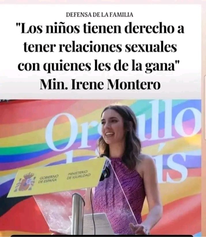 DANTE_eloficial's tweet photo. Sondeo Tuitero 

Cree usted que Irene Montero debe ir a prisión por promover que los niños pueden tener sexo con los adultos?

SÍ: 🔃
NO: ♥️

#IreneMonteroAPrision https://t.co/6ueQMv5iK0