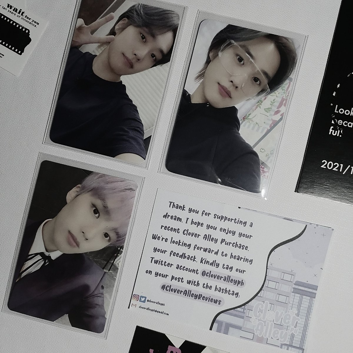 zs_club's tweet photo. ˚ ༘♡  #cymails  ⋆｡˚

ೃ⁀➷  late feedback but then thanks a lot for ensuring that these pocas reached me safely  ·˚ ༘ 
#CloverAlleyReviews https://t.co/KdHfaziBAx