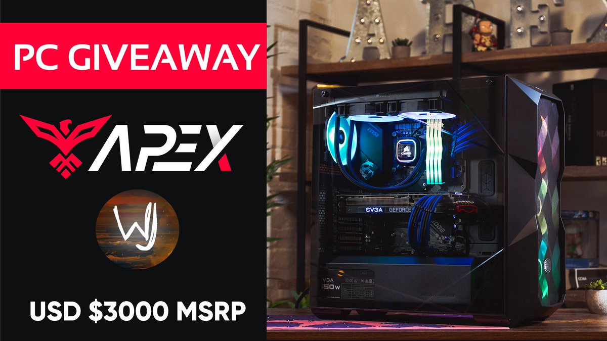 Willjum (@willjum1) on Twitter photo As we approach the big 1 MIL-Giving away ANOTHA awesome gaming PC build thanks to <a href="/apexgamingpcs/">Apex Gaming PCs</a>. As we drag through the most miserable month, hopefully this can cheer up one lucky winner.
To ENTER-
✔️Follow me <a href="/Willjum1/">Willjum</a> and <a href="/apexgamingpcs/">Apex Gaming PCs</a>
✔️Retweet this post
✔️Tag three friends As we approach the big 1 MIL-Giving away ANOTHA awesome gaming PC build thanks to <a href="/apexgamingpcs/">Apex Gaming PCs</a>. As we drag through the most miserable month, hopefully this can cheer up one lucky winner.
To ENTER-
✔️Follow me <a href="/Willjum1/">Willjum</a> and <a href="/apexgamingpcs/">Apex Gaming PCs</a>
✔️Retweet this post
✔️Tag three friends