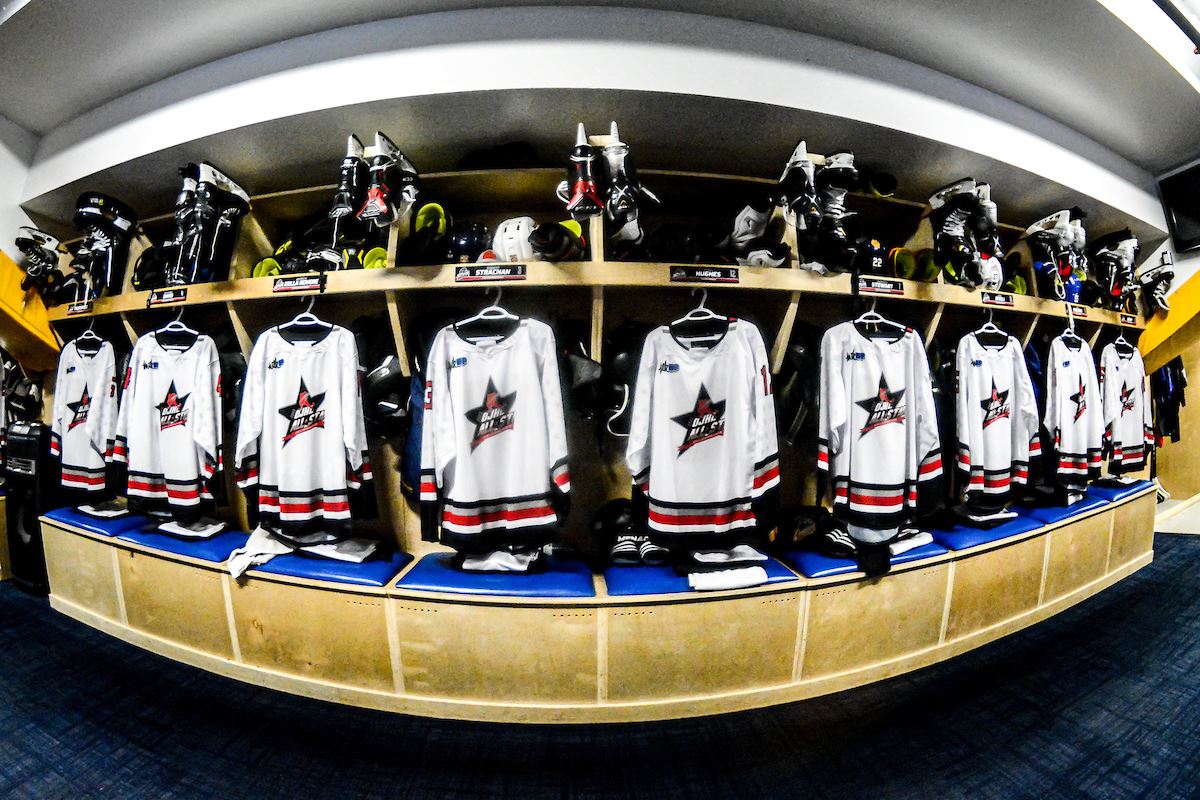 Dress for success.
Check out the OJHL All-Star Game live at 3 p.m. today on CHCH-TV

Warmups are over in Colllingwood, ON
#leagueofchoice #CHCH

📸 Michelle Malvaso / OJHL Images