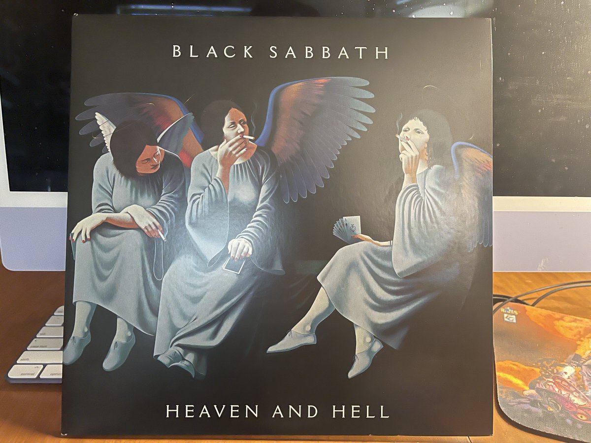 sabbathfans's tweet photo. #WeekendVinyl 11 - Heaven and Hell by @BlackSabbath

Spinning the first Dio era Sabs album too - this is the 2021 Warner/Rhino remaster. 43 yrs old this year. Still sounds like a totally different band compared to Never Say Die which came before it. F'in killer album. 2x vinyl. https://t.co/L0fgXriOQn