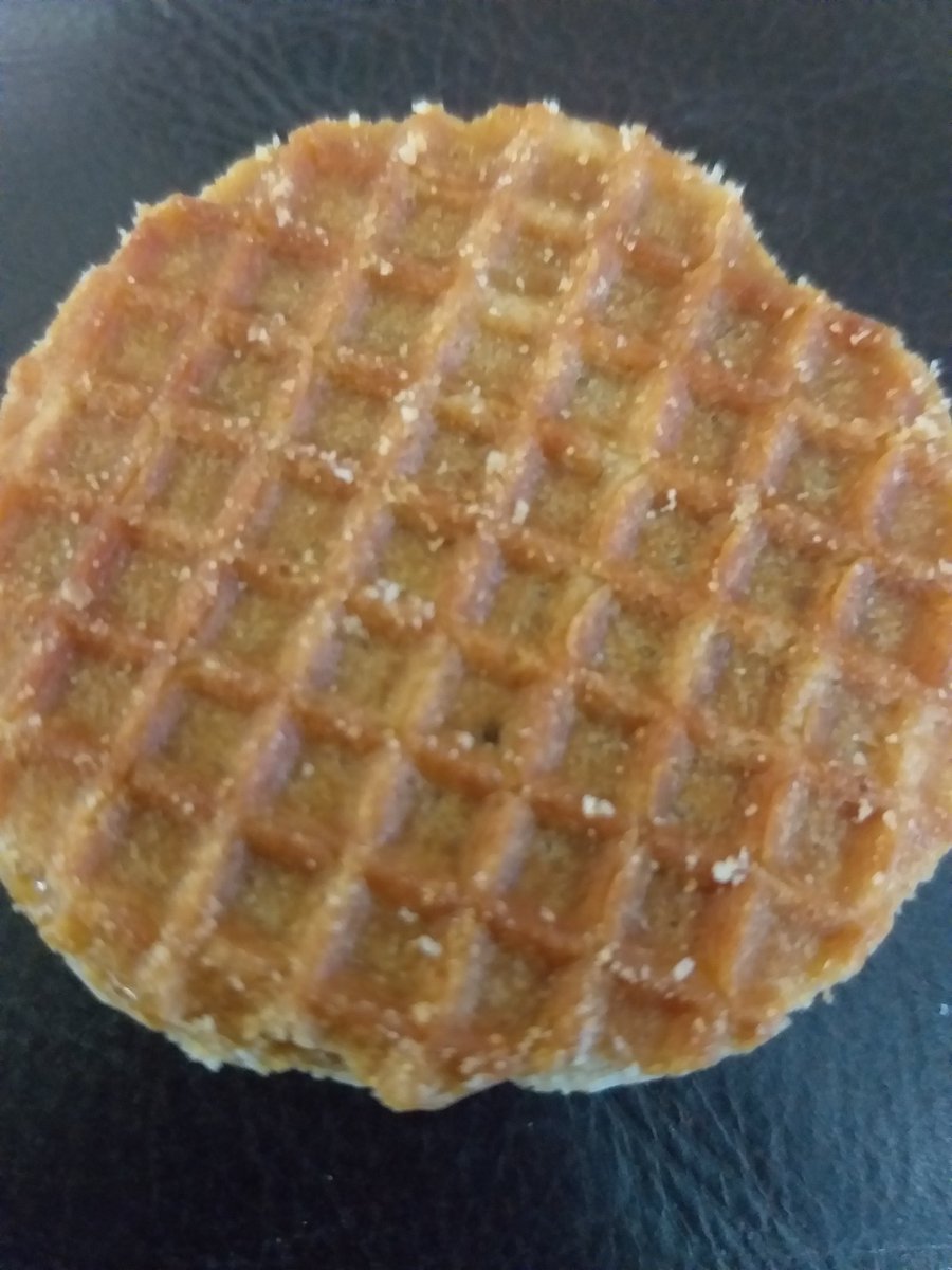KCIronFan's tweet image. Question: 
Is it a waffle cookie? 🍪
Is it a misshaped football? 🏈
#ImportantQuestions