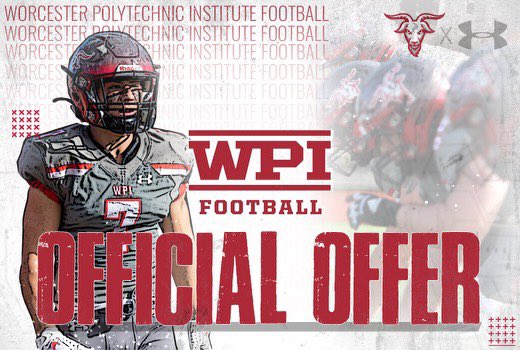 After a great conversation with Coach Geenty, I am excited to be offered a roster spot at WPI! <a href="/coachgeenty/">Turner Geenty</a> <a href="/CoachRobFB/">Chris Robertson</a> <a href="/WPIFootball/">WPI Football</a>