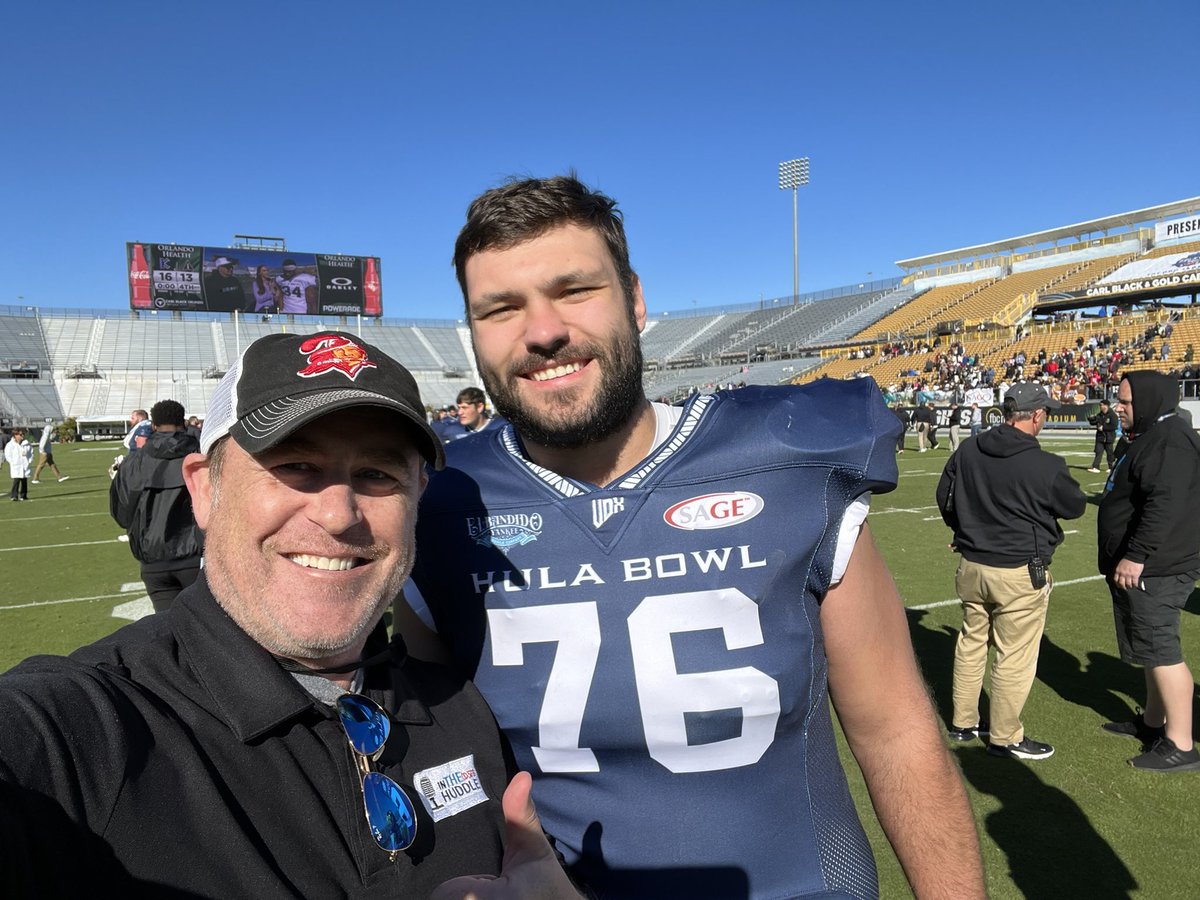 Fun game @Hula_Bowl - @christoth99 played great and showed he belongs. I’m sure @DonBeebeNFL already knew that, but now a lot more pro scouts and teams do too. Wishing him the best on his next step! #d3fb #NFLDraft #usfl #XFL2023 #cfl #whyd3 #d3nation #hulabowl