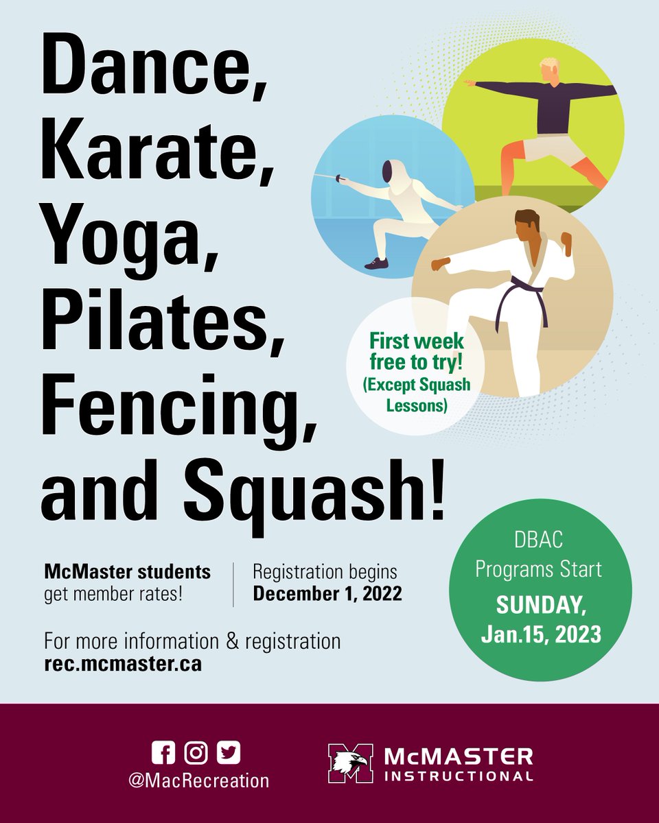 McMaster Recreation tweet media