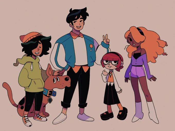 If we're on the topic of Scooby Doo, here's my redesign of the gang  