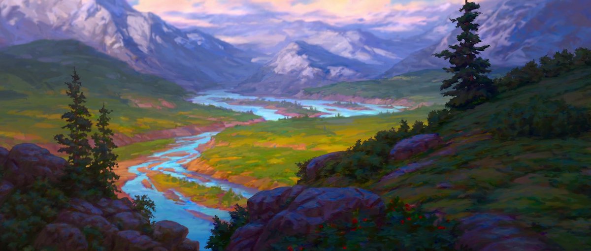 beyabean's tweet photo. scenery shots in brother bear https://t.co/6wJULiVVRA