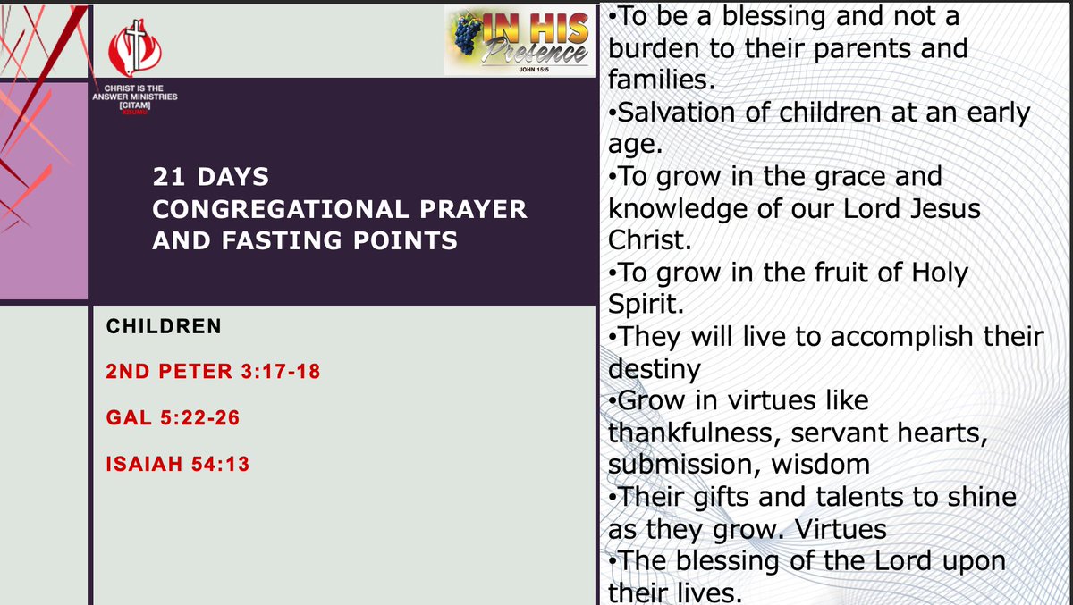 Isaiah 54:13 All your children will be taught by the Lord and great will be their peace.