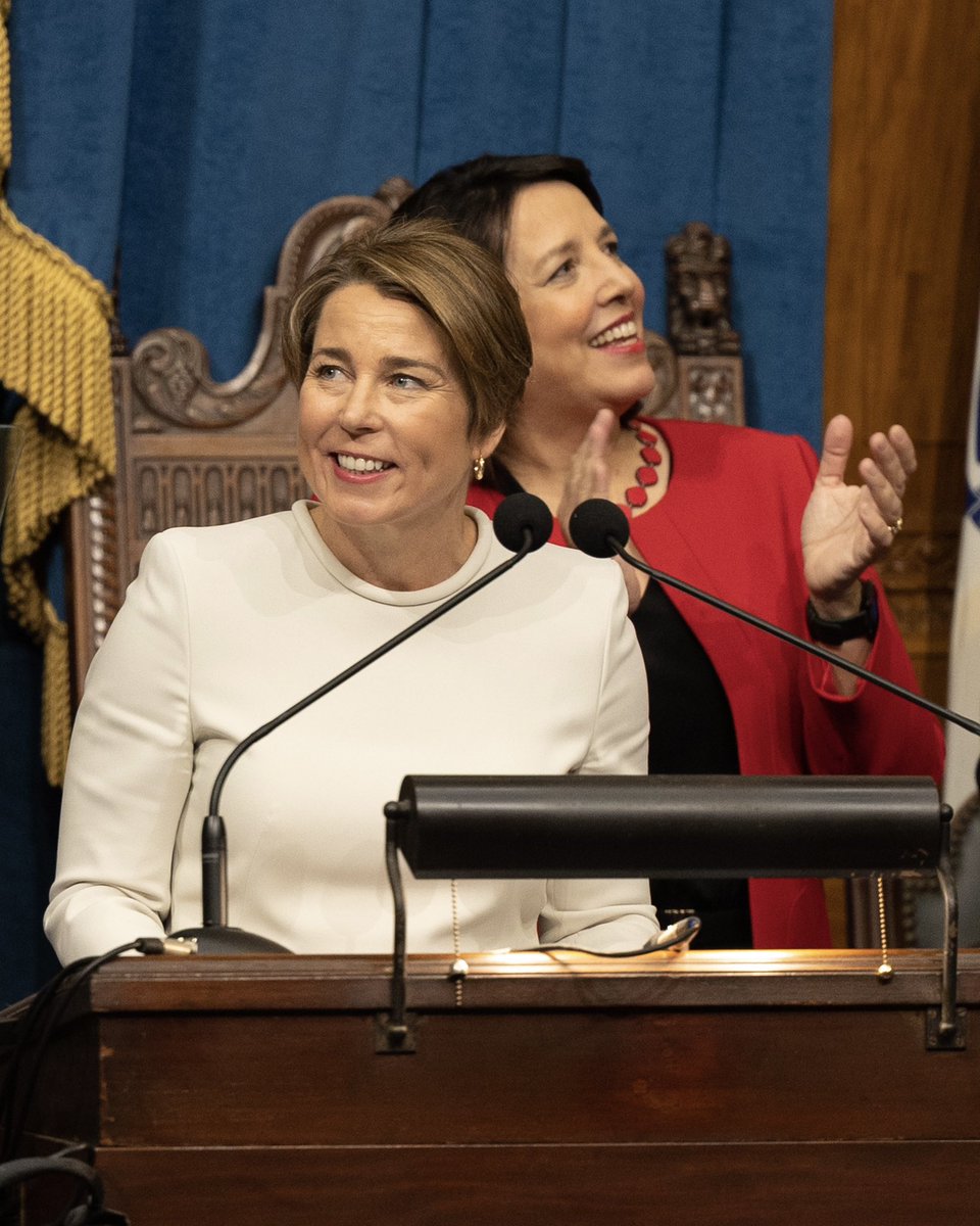 MassGovernor's tweet photo. Reflecting on my first full week in office and we've tackled a lot over the first few days. Climate, winter weather, inclusion and equity—and we're just getting going.

Know that I'm so grateful for the people of Massachusetts and the trust you put in me. Thank you. https://t.co/vdeNN6AUjd