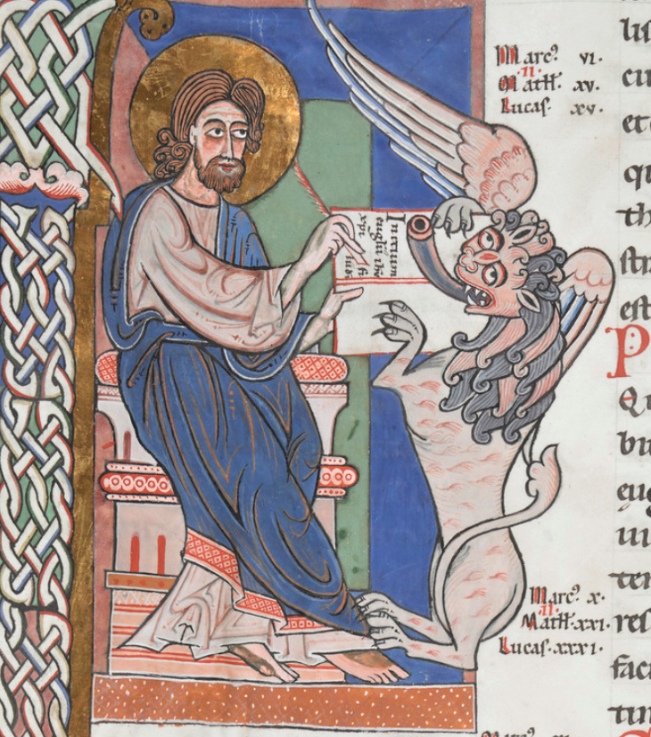 two dudes chilling, germany, 12th century