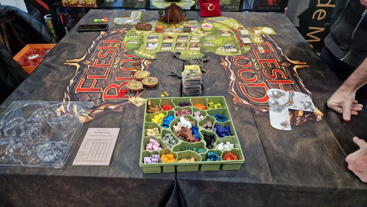 3meeples's tweet photo. Hay juegos capaces de llenar todo el espacio de vida. Everdell es uno de ellos y más con ediciones tan bonitas. ¡Uno de los grandes protagonistas de nuestro sábado! #juegosdemesa #everdell https://t.co/QqaObbKWbJ