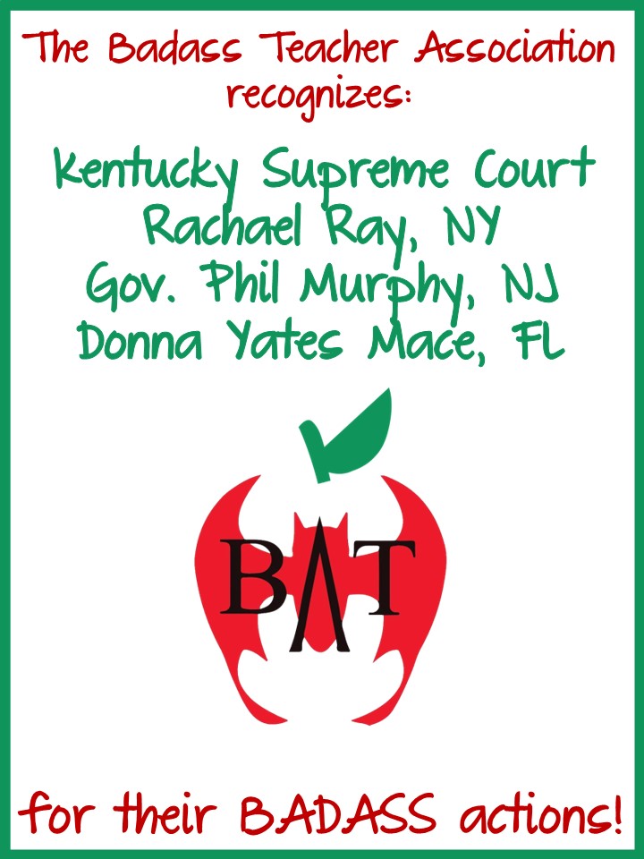 Kentucky BATs (@kentuckybats) on Twitter photo Thank you for your outstanding BAT Activism. See details here:
facebook.com/BadassTeachers… #TBATs .<a href="/OklahomaBATs/">OklahomaBATs</a> .<a href="/TxBats/">Texas Bats</a> .<a href="/SoDakotaBATs/">SouthDakotaBATs</a> .<a href="/Nodakbats/">NoDakBats</a> .<a href="/NebraskaBATs/">NebraskaBATs</a> .<a href="/kansasbats/">Kansas BATs</a> .<a href="/WyomingBATs/">WyomingBATs</a> .<a href="/MontanaBATs/">Montana</a> .<a href="/IdahoBATs/">IdahoBATs</a> Thank you for your outstanding BAT Activism. See details here:
facebook.com/BadassTeachers… #TBATs .<a href="/OklahomaBATs/">OklahomaBATs</a> .<a href="/TxBats/">Texas Bats</a> .<a href="/SoDakotaBATs/">SouthDakotaBATs</a> .<a href="/Nodakbats/">NoDakBats</a> .<a href="/NebraskaBATs/">NebraskaBATs</a> .<a href="/kansasbats/">Kansas BATs</a> .<a href="/WyomingBATs/">WyomingBATs</a> .<a href="/MontanaBATs/">Montana</a> .<a href="/IdahoBATs/">IdahoBATs</a>