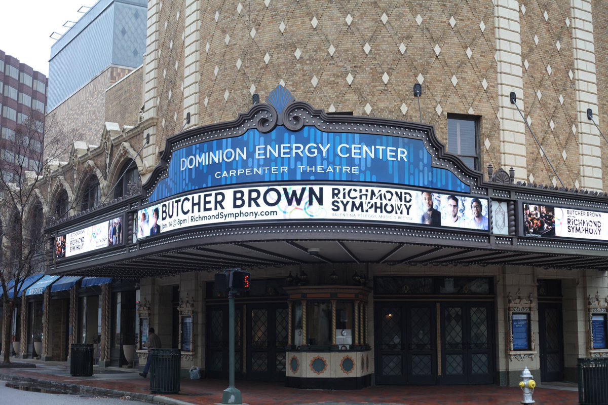 .<a href="/butcherBRWN/">BUTCHER BROWN</a> X <a href="/rvasymphony/">Richmond Symphony</a> are at the <a href="/DOMEnergyCenter/">Dominion Energy Center</a> TONIGHT at 8pm🌊🌊🌊🌊🌊