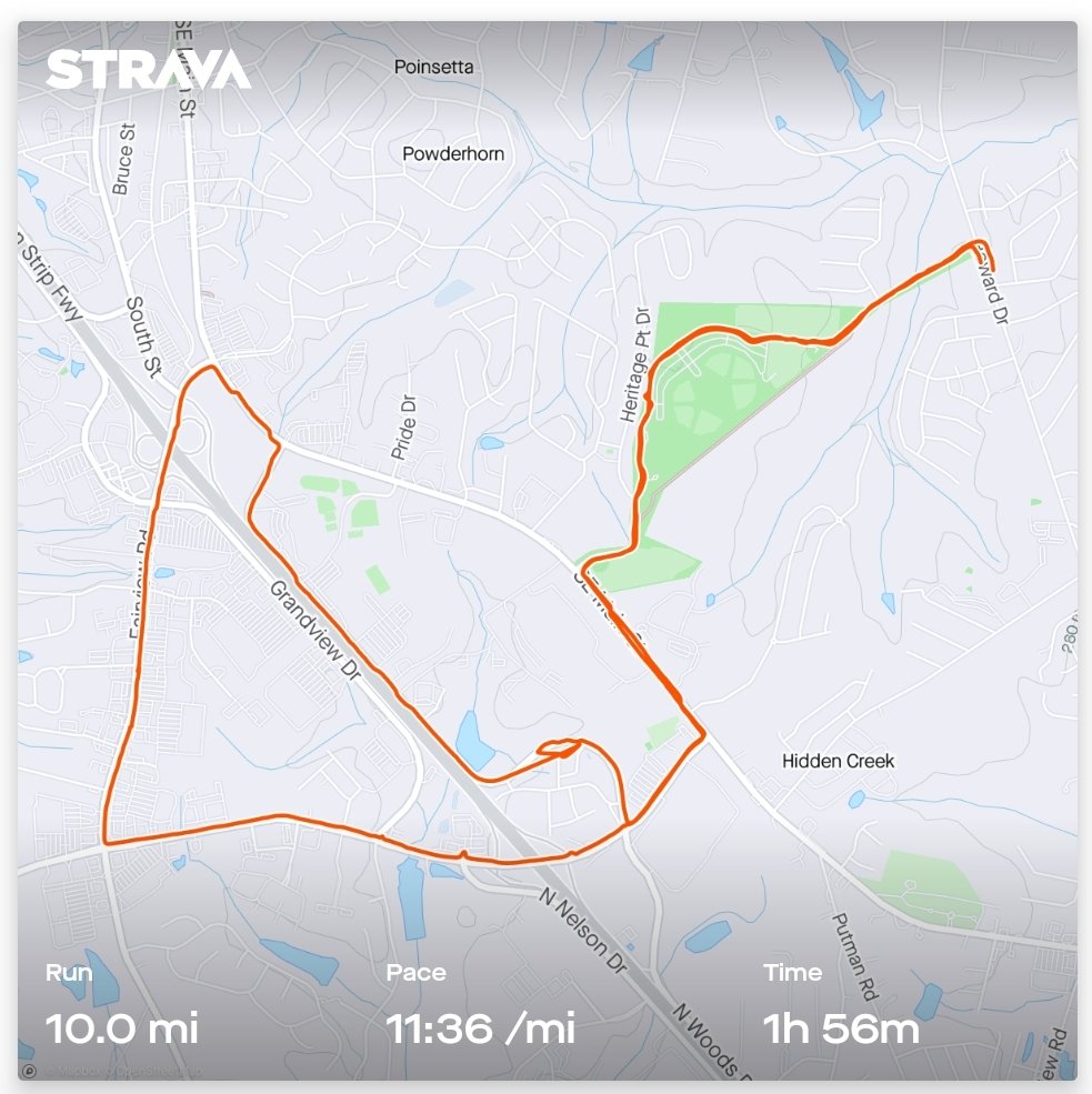 JohnOliverClark's tweet photo. Flag 🇺🇲 Run, 1 pics/vids, 56 honks, 16 👋,👍,🚲,👏, 🗣📣, ✌️,🤙, or greetings. #flagrunner #SimpsonvilleSC 10-miler // Snowbird 50k next weekend! #StravaMap https://t.co/DetnSYc09y
