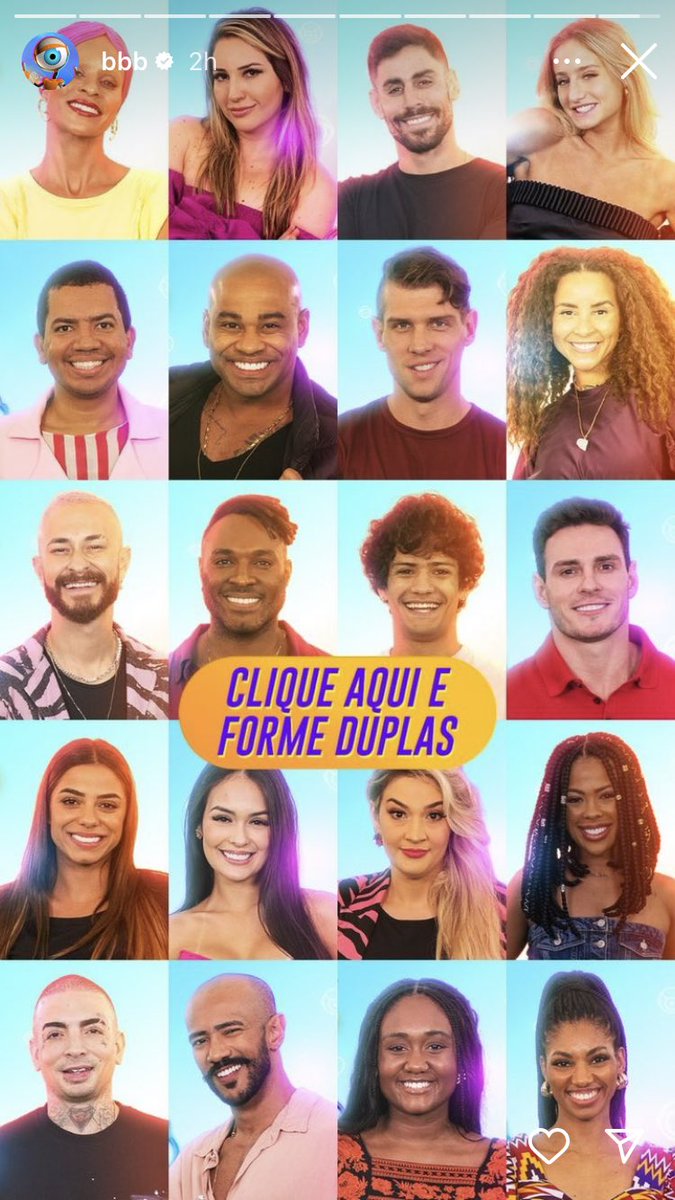 felipebebeco7's tweet image. Click e forme suas duplas. #BBB23