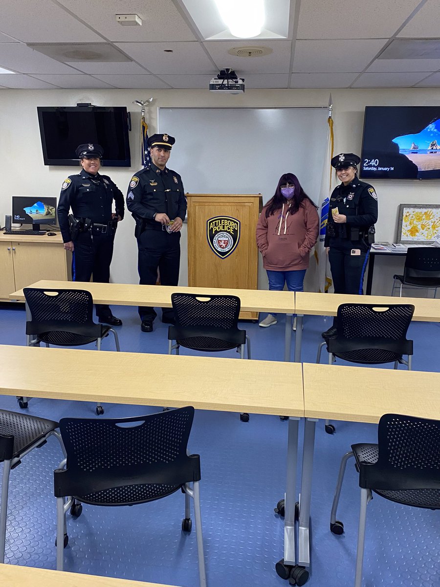 We were fortunate to have a visit from Megan from the She Supports Police! It was great to get to meet with  such a positive and wonderful young lady.