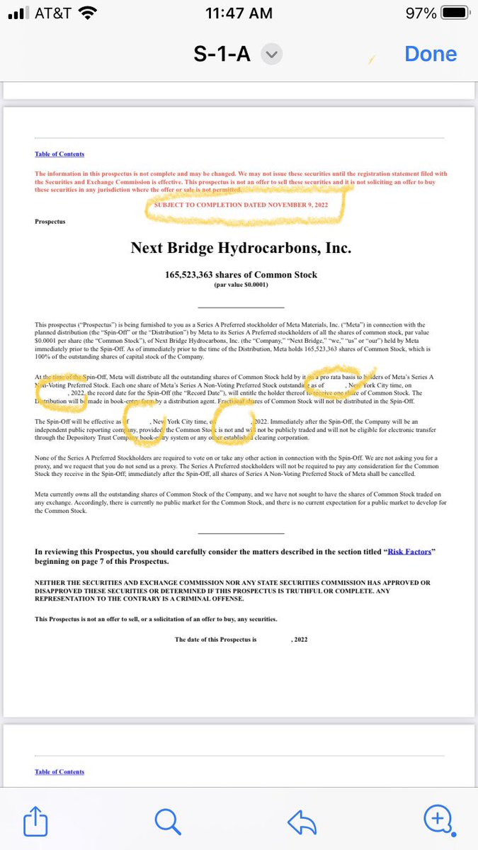 #MMTLP $MMTLP
11/18 SEC listed Effective S1. Record date set for 12/12, spin-off date after market close 12/14. Finra halts all trading 12/9 until MMTLP now deletion on 12/13.
Finra U3 notice links directly to an S1 with blank dates vs. SEC effective S1 from 11/18. Hmmm 🤔
