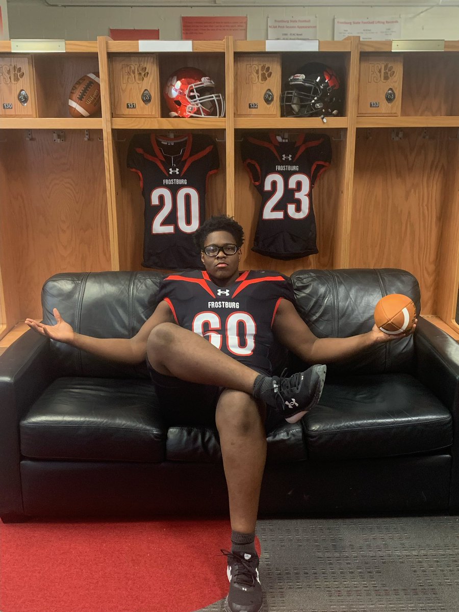 AmangPierre's tweet photo. After a great visit at FrostBurg University. Proud to announce I have received a scholarship offer‼️ @CoachSterner13 @FSUCoachMiller @CoachBrown62 #NOCBOY🧪✅ https://t.co/hiJfXj6kUL